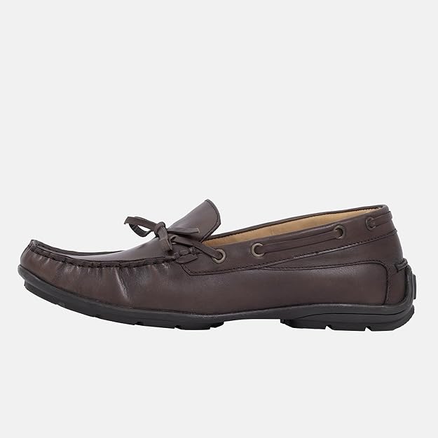 ecoflex BRINGING Nature BACK TO LIFE Men Leather Boat Shoes For Office Home And Professional Use